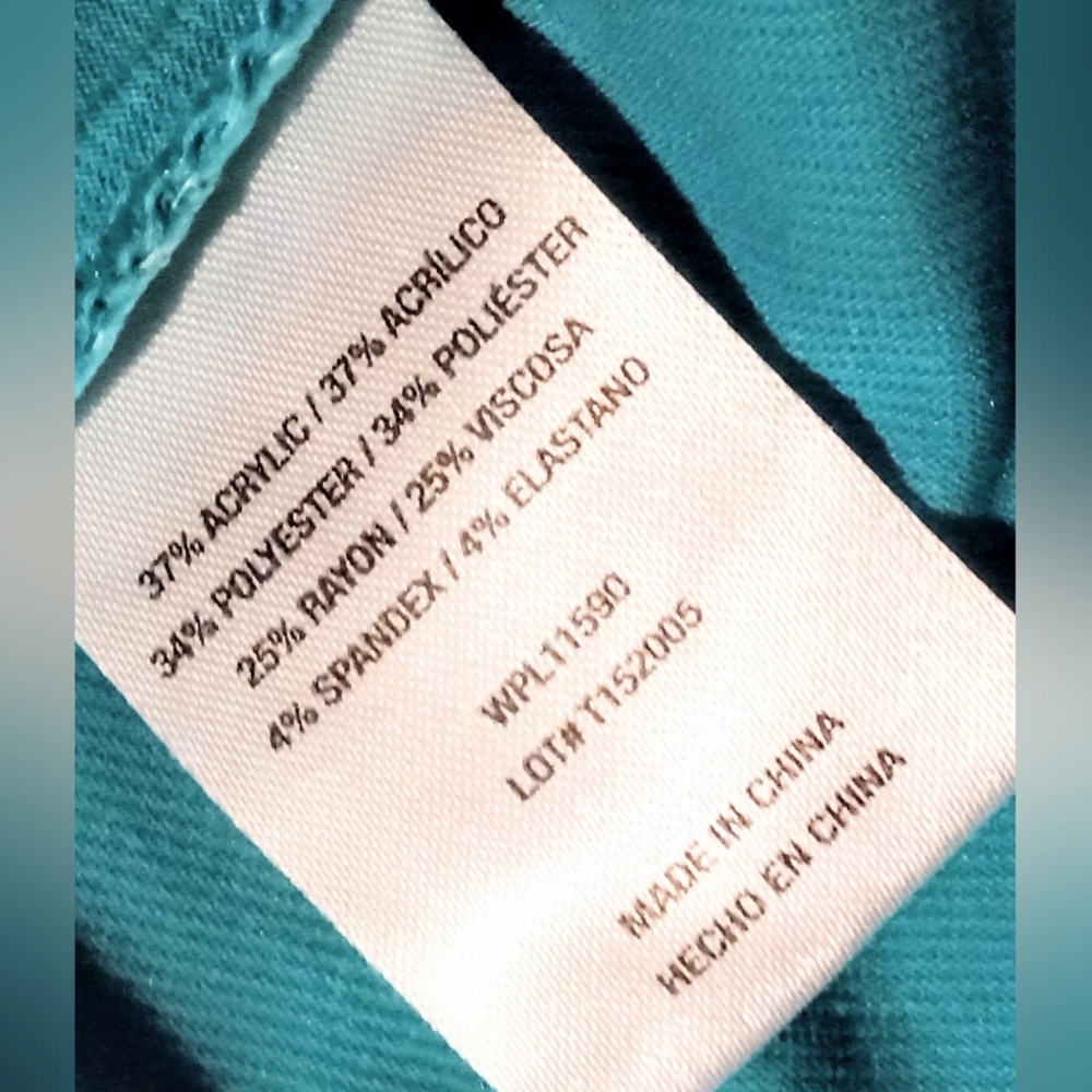 💙 32 Degrees Heat Kid's Heat Base Layer Long Sleeve Crew Neck Lovely Azure Blue - Picture 4 of 7